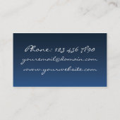 Carte De Visite Wedding planner - deux coeurs entrelacés (Dos)