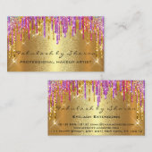 Carte De Visite Wedding planner d'événement Professional Makeup Ar (Devant / Derrière)