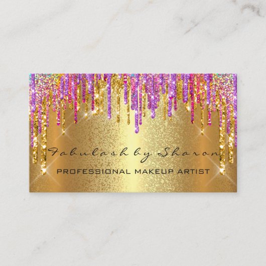 Carte De Visite Wedding planner d'événement Professional Makeup Ar (Devant)