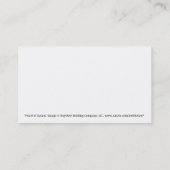 Carte De Visite Wedding planner du Coeur des Cygnes (Dos)