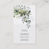 Carte de visite Wedding planner Eucalyptus Foliage (Dos)