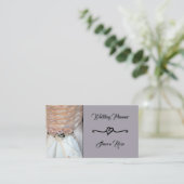 Carte de visite Wedding planner Floral Lavender (Debout devant)