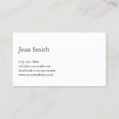 Carte de visite Wedding planner manuscrit (Dos)