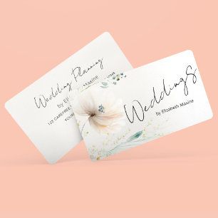 Carte De Visite Wedding planner Moderne Boho