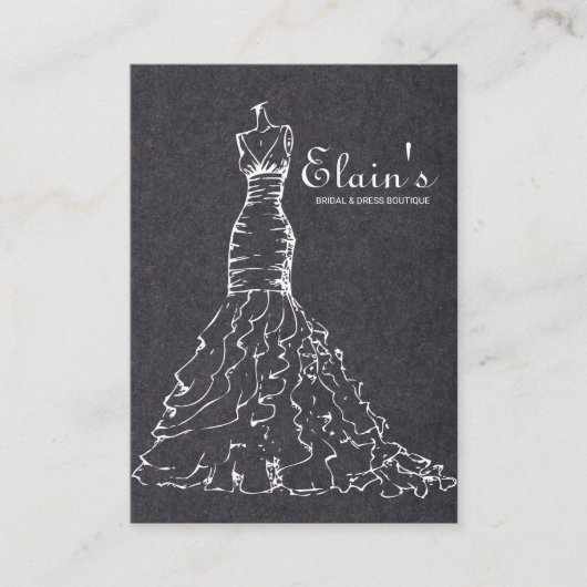 Carte De Visite Wedding planner nuptiale de boutique de robe de (Devant)