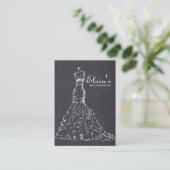 Carte De Visite Wedding planner nuptiale de boutique de robe de (Debout devant)