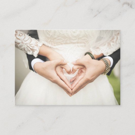 Carte De Visite Wedding planner / Photographe (Devant)