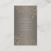 Carte De Visite Wedding planner PixDezines, tournois de titane (Dos)