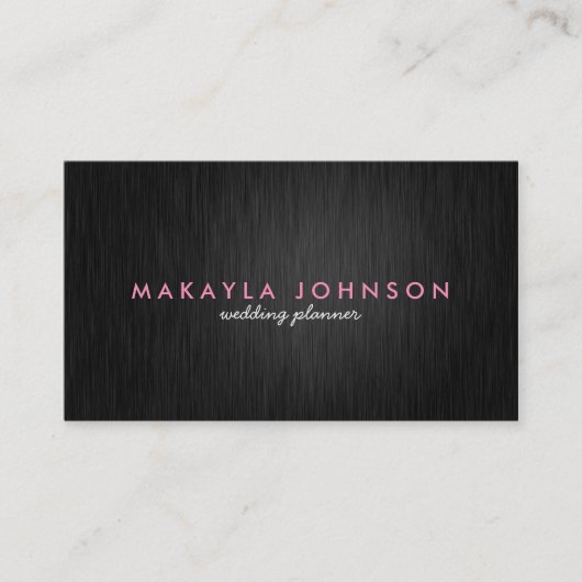Carte De Visite Wedding planner professionnel moderne et minimal (Devant)