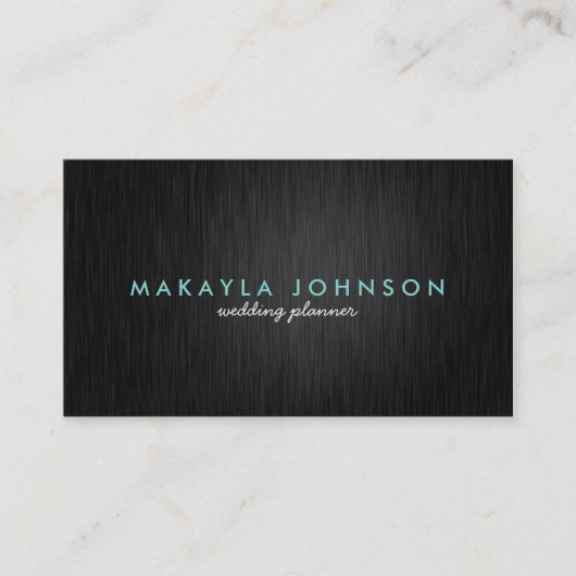 Carte De Visite Wedding planner professionnel moderne et minimal (Devant)