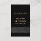 Carte De Visite Wedding planner, Restauration, Restaurant, (Dos)