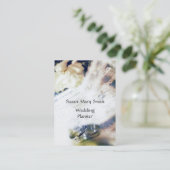 Carte De Visite Wedding planner romantique (Debout devant)