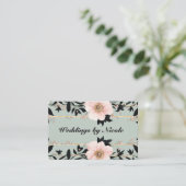 Carte De Visite Wedding planner Rose rose doux (Debout devant)