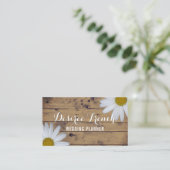 Carte De Visite Wedding planner social de fleurs sauvages de (Debout devant)