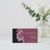 Carte De Visite Wedding planner Swirl (Debout devant)