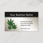 Carte De Visite Weed Business double face antique (Devant)