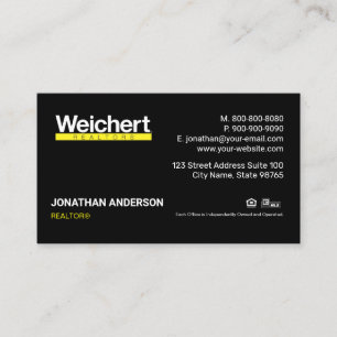 Carte de visite Weichert Realtors