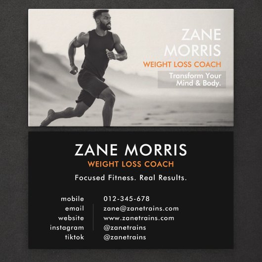 Carte De Visite Weight Loss Coach