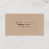 Carte De Visite Weimaraner Silhouette chien animal | Services anim (Dos)