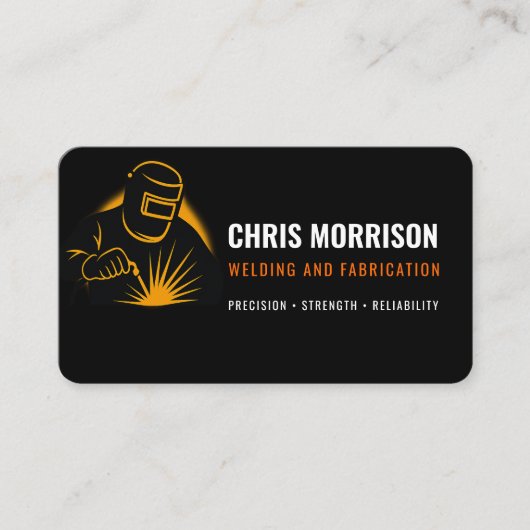 Carte De Visite Welding Welder Fabricator (Devant)