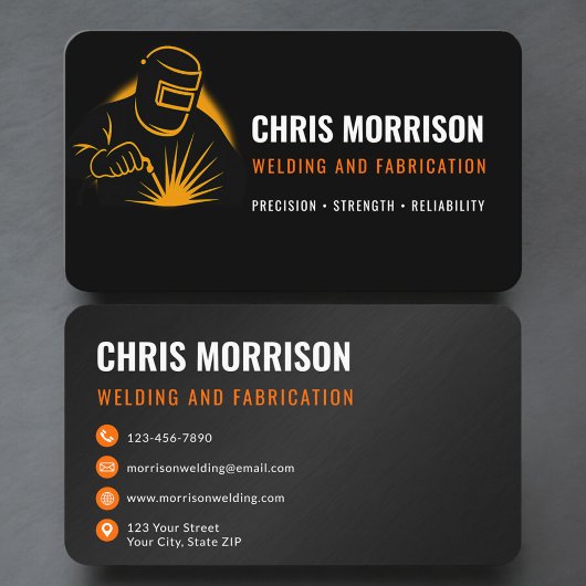 Carte De Visite Welding Welder Fabricator