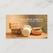 Carte De Visite Wellness Aromathérapie SPA Salon Massage thérapeut (Devant)