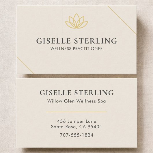 Carte De Visite Wellness Practitioner