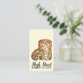 Carte De Visite Welshcakes Welshcakes Bakestones UK British Food (Debout devant)