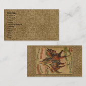 Carte De Visite Western Buffalo Bill Wild West (Devant / Derrière)