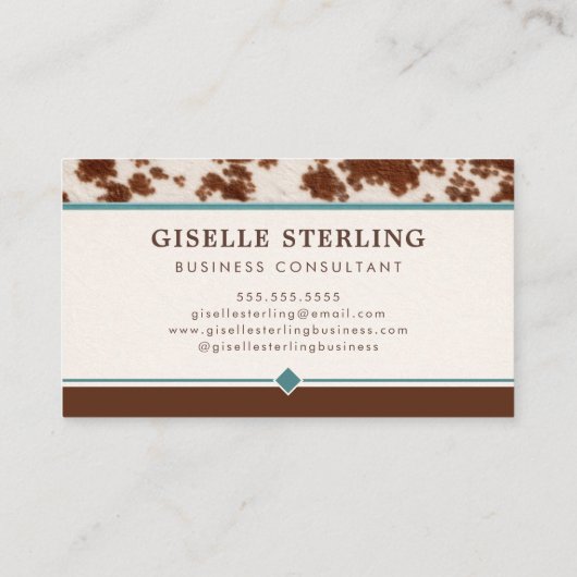 Carte De Visite Western Luxury (Dos)