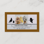 Carte de visite Western Trois Chevaux (Devant)