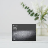 Carte de visite Wet Street (Debout devant)