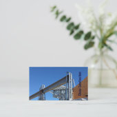 Carte de visite WH-M d'entrepreneur de cadre en (Debout devant)