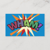 Carte De Visite WHAM Fun Retro Comic Book (Devant)