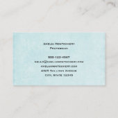 Carte De Visite Whimsical Butterflies in a Jar (Dos)