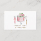 Carte De Visite Whimsical Cake Baker Bakery (Devant)