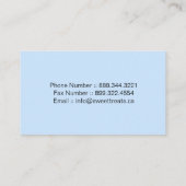 Carte De Visite Whimsical Celestial Blue Moon Cupcake (Dos)