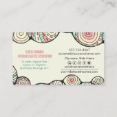 Carte De Visite Whimsical Hand-Drawn Art Therapist  (Dos)