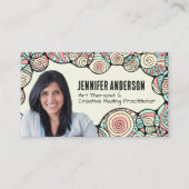 Carte De Visite Whimsical Hand-Drawn Art Therapist  (Devant)