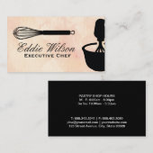 Carte De Visite Whisk and Mixing Bowl (Devant / Derrière)
