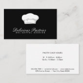 Carte De Visite Whisk | Chef Cook | Propriétaire du restaurant (Devant / Derrière)