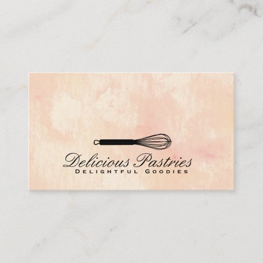 Carte De Visite Whisk | Chef exécutif (Devant)