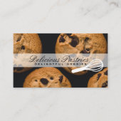 Carte De Visite Whisk | Chef pâtissier | Cookies (Devant)