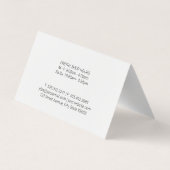 Carte De Visite Whisk | Chef pâtissier | Cookies (Dos)