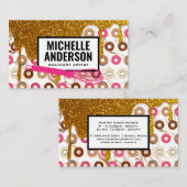 Carte De Visite Whisk | Donuts | Glace dorée (Devant / Derrière)