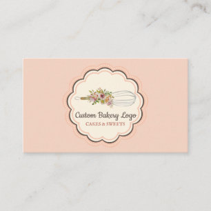 Carte De Visite Whisk Flower Bakershop recettes de cuisine