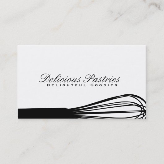 Carte De Visite Whisk II | Maître culinaire (Devant)