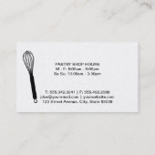 Carte De Visite Whisk III | Maître culinaire (Dos)