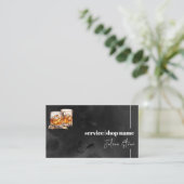 Carte De Visite whiskey noir (Debout devant)