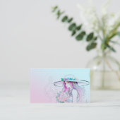 Carte De Visite Whispers violet (Debout devant)